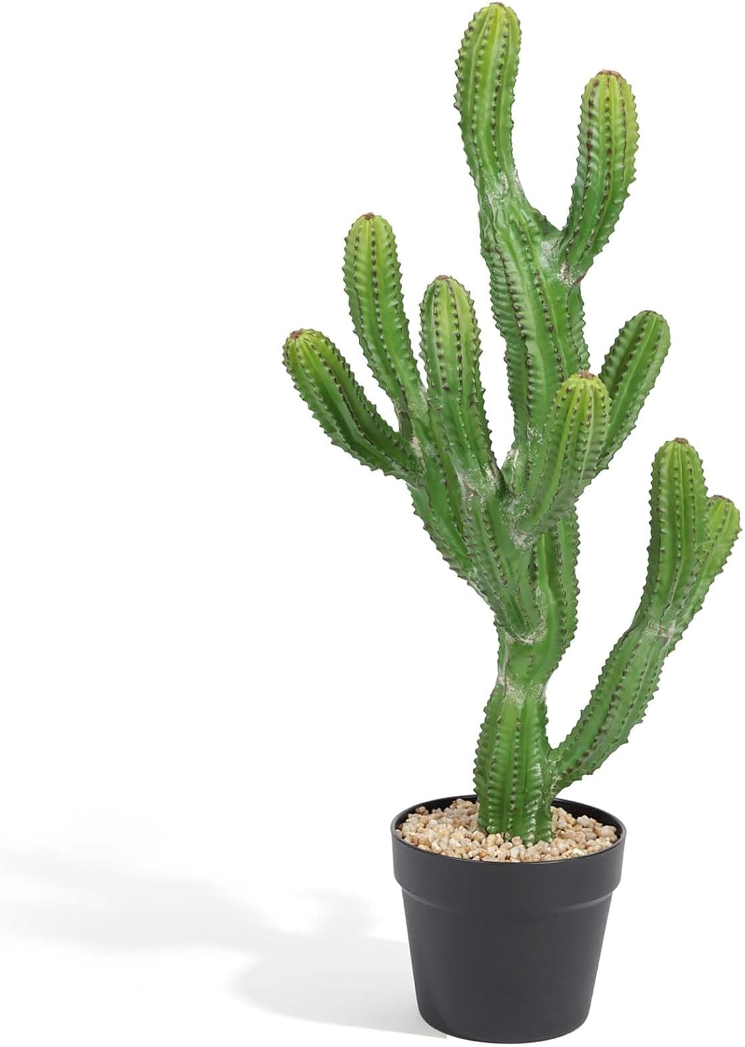 Artificial Cactus 32 INCH Tall Fake Cactus Plants Faux Cacti Saguaro with Planter for Indoor Outdoor Home Office Shop Garden Decoration