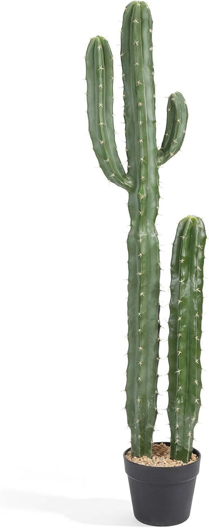Artificial Cactus 32 INCH Tall Fake Cactus Plants Faux Cacti Saguaro with Planter for Indoor Outdoor Home Office Shop Garden Decoration