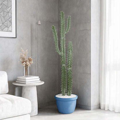 Artificial Cactus 32 INCH Tall Fake Cactus Plants Faux Cacti Saguaro with Planter for Indoor Outdoor Home Office Shop Garden Decoration