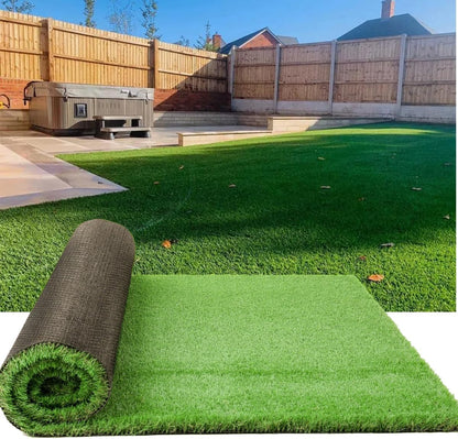 Luxurious Artificial Grass 1.77 Inch Ultrathick Turf 7 X 15 Feet