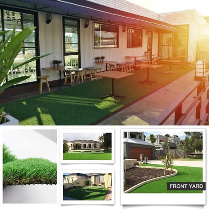 Luxurious Artificial Grass 1.77 Inch Ultrathick Turf 7 X 15 Feet