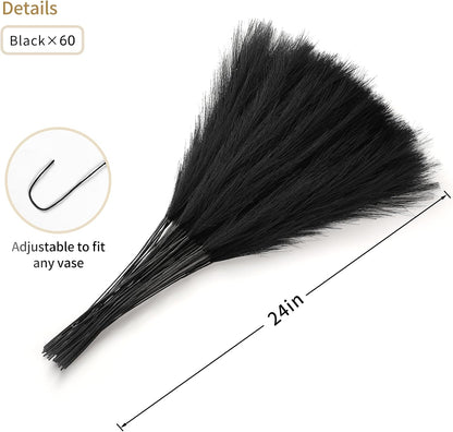 30pcs White Pampas Grass - 24 Inch Faux Pampas Grass Decor, Artificial Tall Pampas Grass for Wedding Flower Arrangement, Party Decorations, Christmas and Home Decor (White)