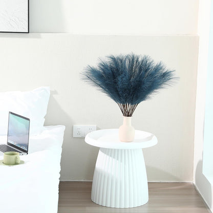 30pcs White Pampas Grass - 24 Inch Faux Pampas Grass Decor, Artificial Tall Pampas Grass for Wedding Flower Arrangement, Party Decorations, Christmas and Home Decor (White)