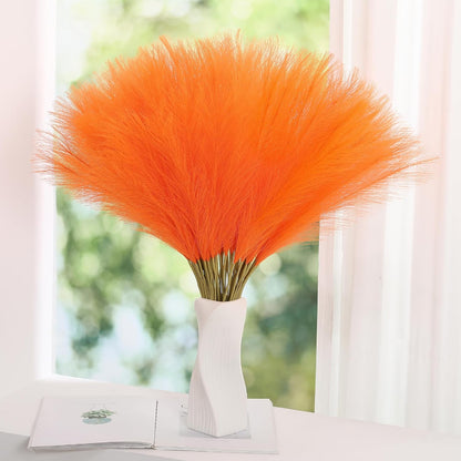 30pcs White Pampas Grass - 24 Inch Faux Pampas Grass Decor, Artificial Tall Pampas Grass for Wedding Flower Arrangement, Party Decorations, Christmas and Home Decor (White)