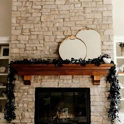 12 Pack 84Ft Eucalyptus Garland,Artificial Eucalyptus Leaves Table Greenery Garland Wreath Vines for Wedding Party Table Fireplace Bedroom Wall Room Decor