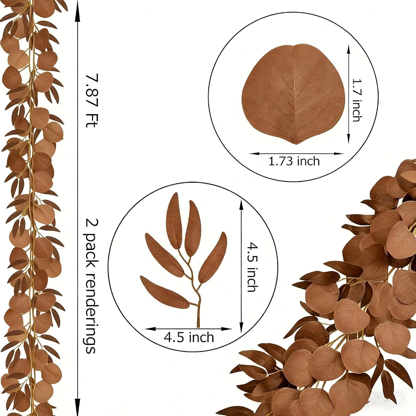 12 Pack 84Ft Eucalyptus Garland,Artificial Eucalyptus Leaves Table Greenery Garland Wreath Vines for Wedding Party Table Fireplace Bedroom Wall Room Decor