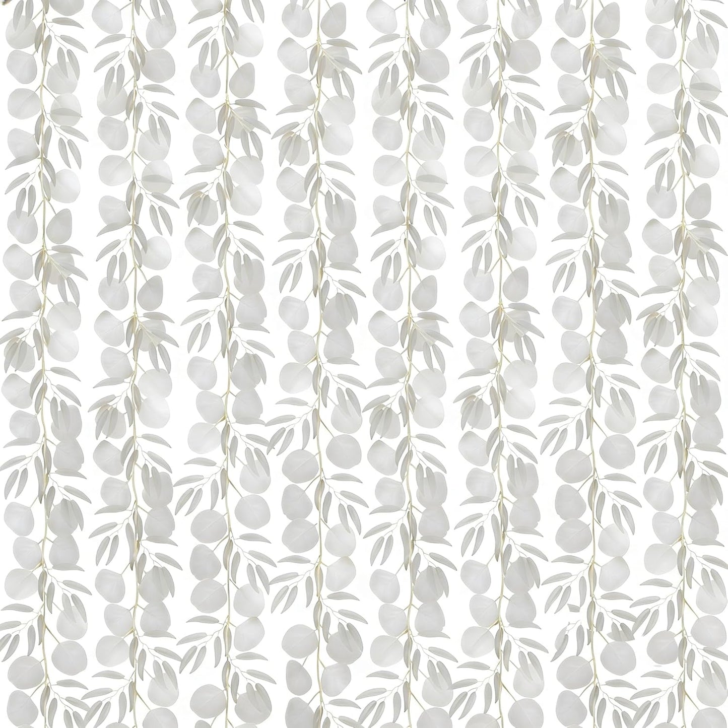 12 Pack 84Ft Eucalyptus Garland,Artificial Eucalyptus Leaves Table Greenery Garland Wreath Vines for Wedding Party Table Fireplace Bedroom Wall Room Decor