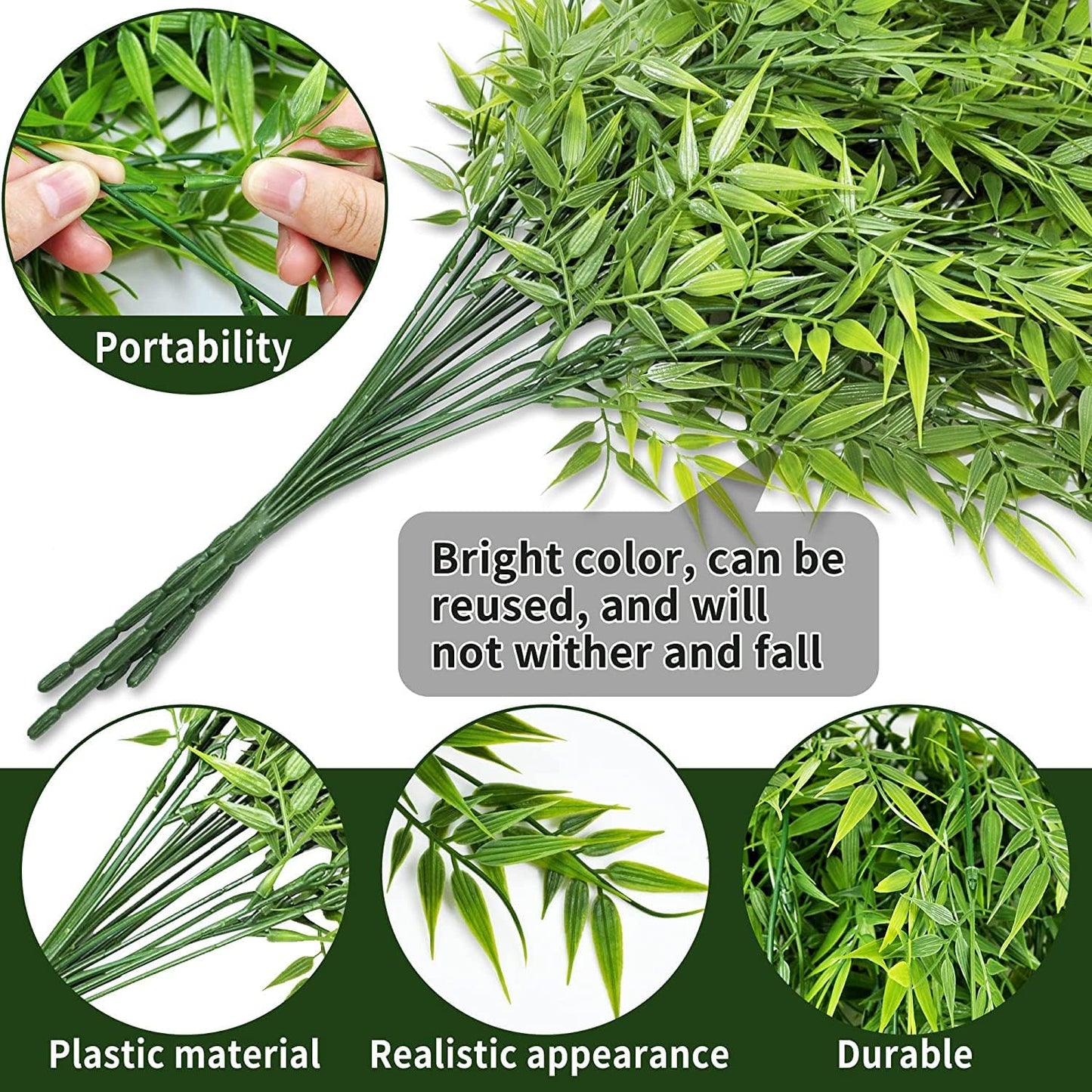 Hanging Fake Plants,4 Pcs Faux Eucalyptus Leaf Greenery Vine Plant Faux Plants Fake Ivy Room Decor Home Garden Wedding Party Indoor Outdoor Decorations (Vine)