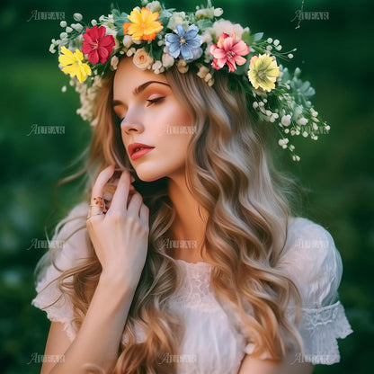Fake Flower Heads Airtificial Silk Plum Cherry Blossom Head Peony Daisy Decor for DIY Crafts Home Wedding Party Hats Decoration (Light Purple)