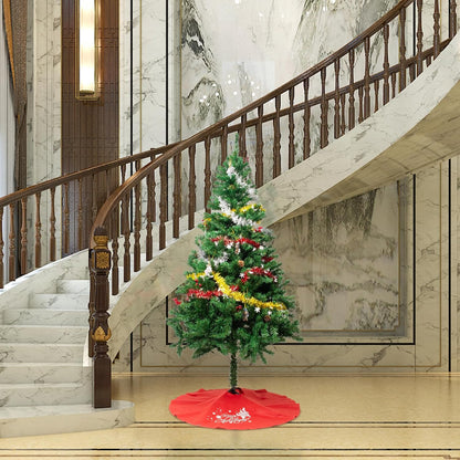 5.9FT Artificial Christmas Tree,Dense Branches Realistic Holiday Decor w/Easy Assembly,Includes Stand