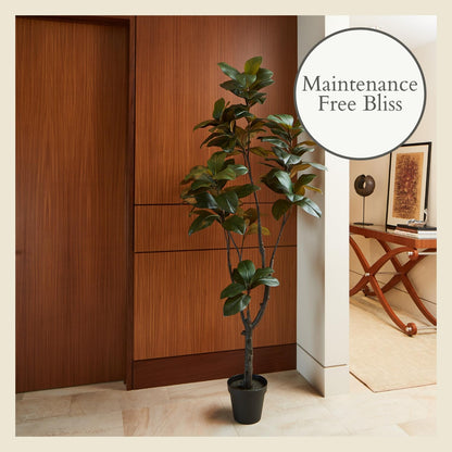 Faux Magnolia Tree, 7 ft, Home Decor