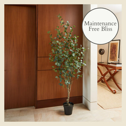 Faux Magnolia Tree, 7 ft, Home Decor