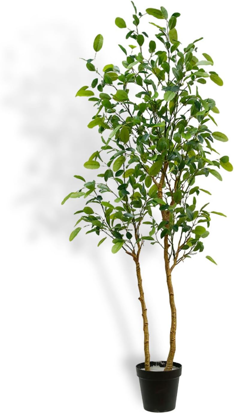 Faux Magnolia Tree, 7 ft, Home Decor