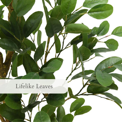 Faux Magnolia Tree, 7 ft, Home Decor
