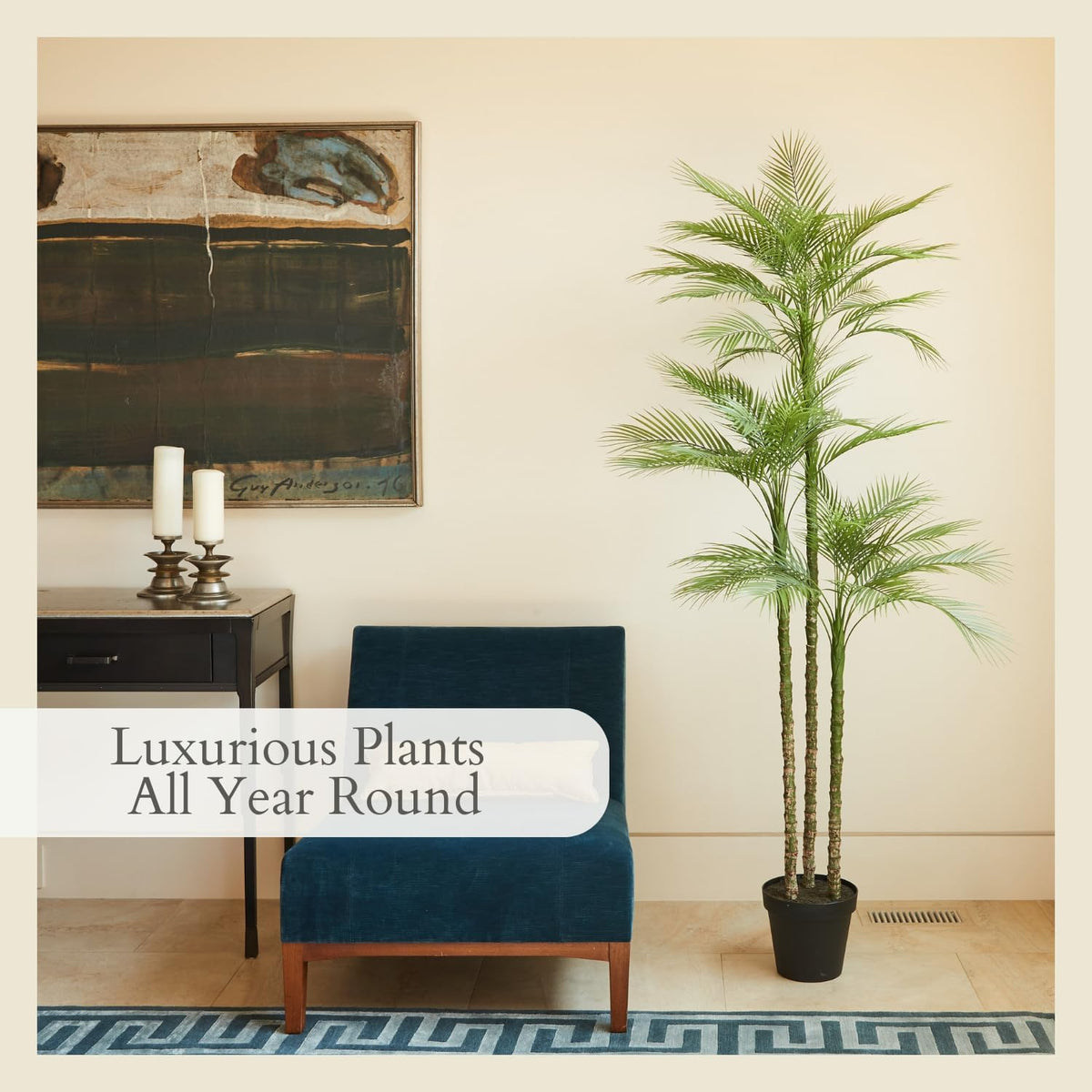 Faux Magnolia Tree, 7 ft, Home Decor