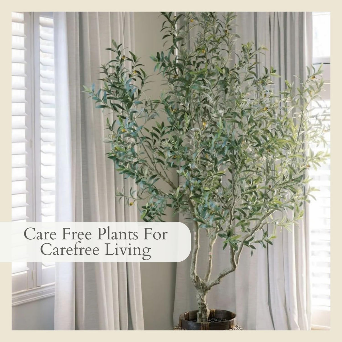 Faux Magnolia Tree, 7 ft, Home Decor