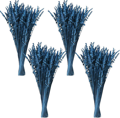 Dried Lavender Flowers Real Stems, Preserved Lavender Bouquet 15-17" Purple | 100% Natural, lavender bundle for shower, home decor, vase filler, wedding decor, aromatherapy, DIY crafts, 50g (1.76 oz)