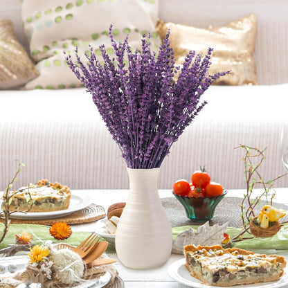 Dried Lavender Flowers Real Stems, Preserved Lavender Bouquet 15-17" Purple | 100% Natural, lavender bundle for shower, home decor, vase filler, wedding decor, aromatherapy, DIY crafts, 50g (1.76 oz)
