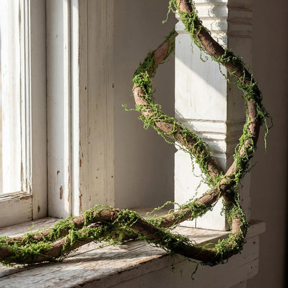 4 Pcs 118in Large Bendable Artificial Tree Branches with Moss