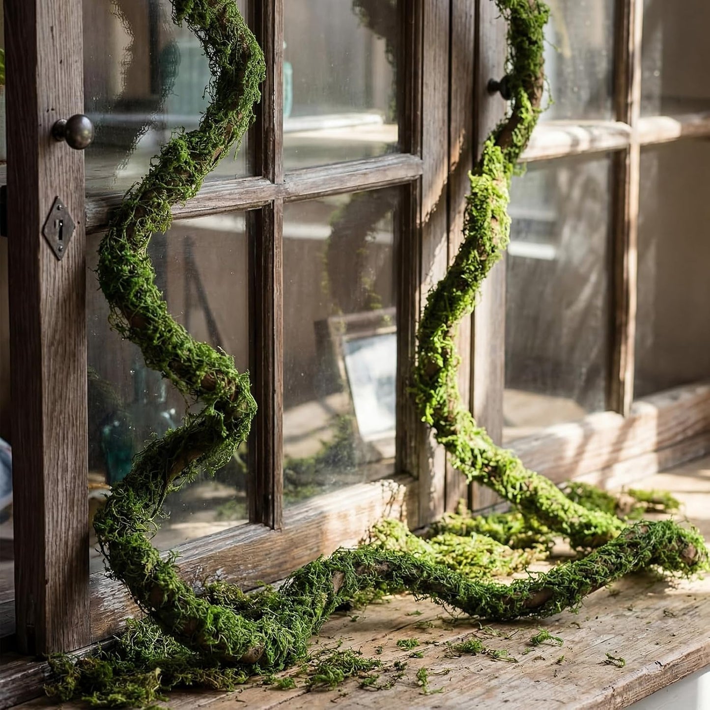 4 Pcs 118in Large Bendable Artificial Tree Branches with Moss