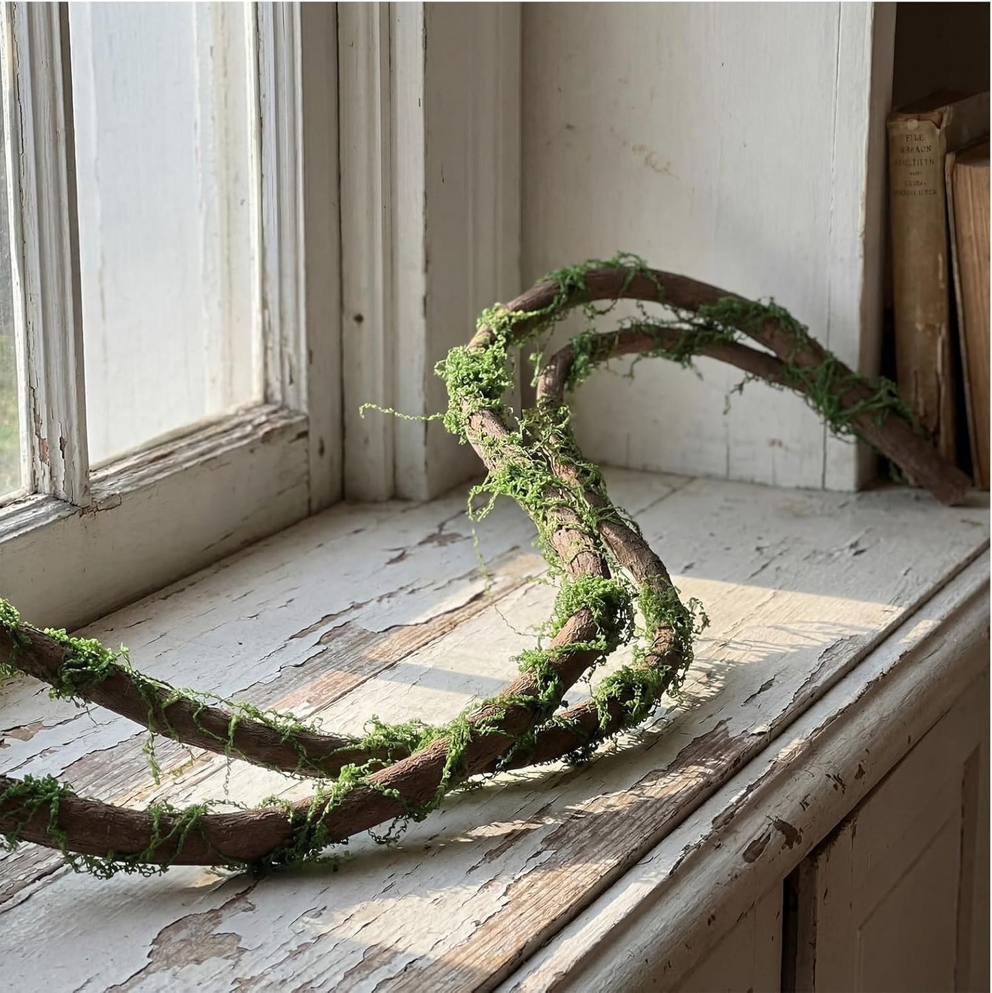 4 Pcs 118in Large Bendable Artificial Tree Branches with Moss