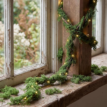 4 Pcs 118in Large Bendable Artificial Tree Branches with Moss