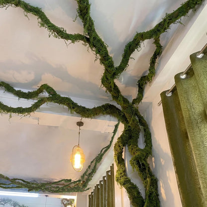 4 Pcs 118in Large Bendable Artificial Tree Branches with Moss