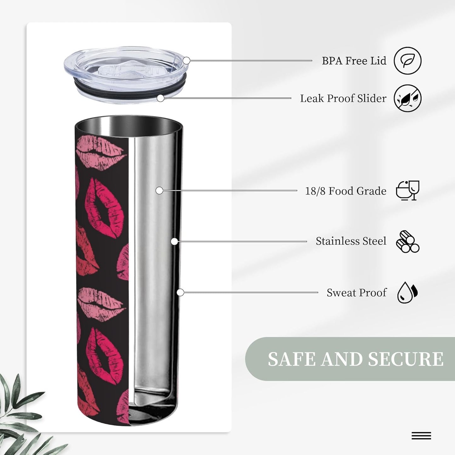 Lemon Tumbler Stainless Steel Vacuum Insulated Coffee Mugs Cup Travel Mug 20 OZ For Home Office Sport Party Gifts…