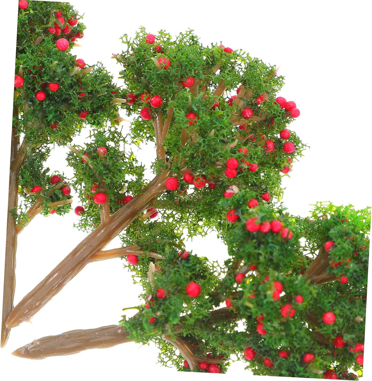 6 Pcs Miniature Artificial Trees 2.75 in Fake Fruit Tree Models for DIY Crafts Sand Table Scenery Diorama Displays Home Decor