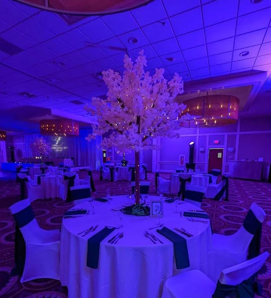 Artificial Cherry Blossom Tree - Handmade Pink Fake Cherry Blossom Tree Centerpieces for Wedding Party Christmas Garden Indoor & Outdoor