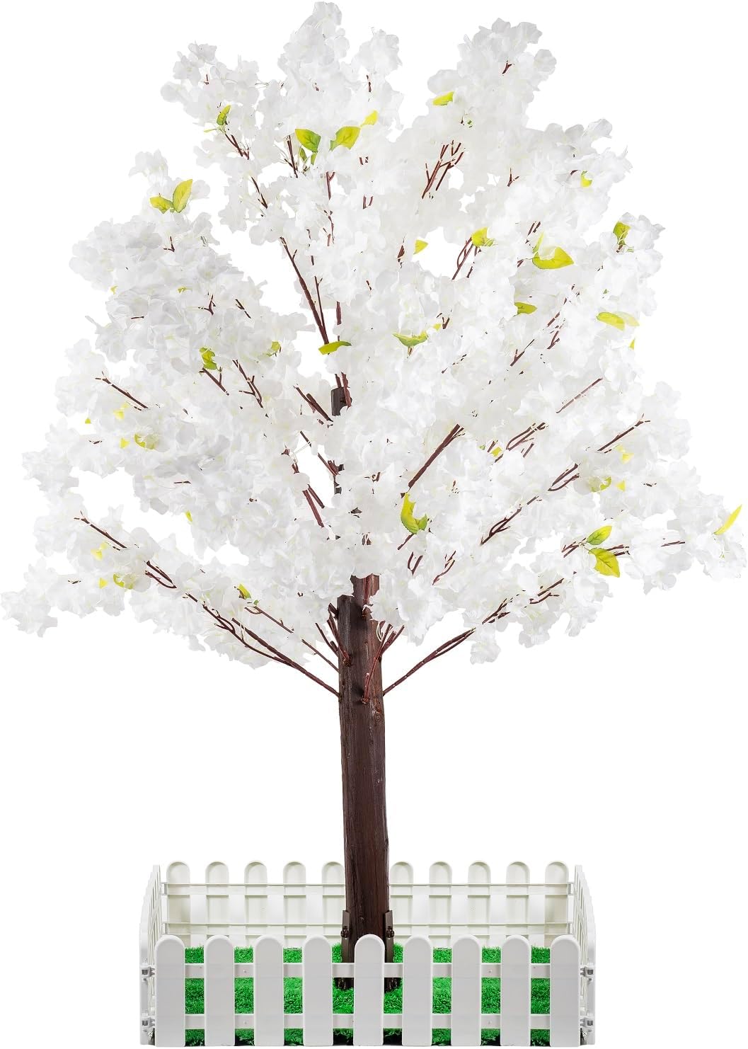 Artificial Cherry Blossom Tree - Handmade Pink Fake Cherry Blossom Tree Centerpieces for Wedding Party Christmas Garden Indoor & Outdoor