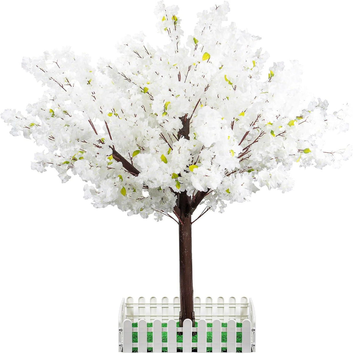 Artificial Cherry Blossom Tree - Handmade Pink Fake Cherry Blossom Tree Centerpieces for Wedding Party Christmas Garden Indoor & Outdoor