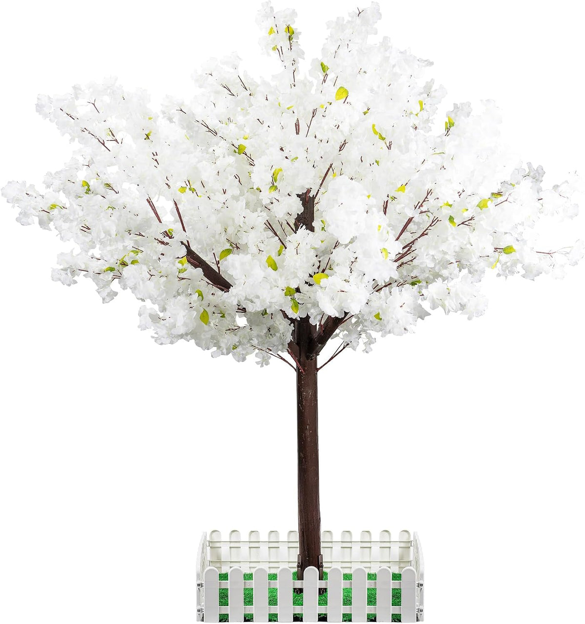 Artificial Cherry Blossom Tree - Handmade Pink Fake Cherry Blossom Tree Centerpieces for Wedding Party Christmas Garden Indoor & Outdoor