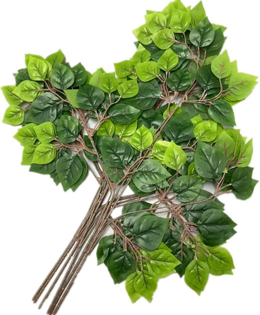 Artificial Birch Branches, Faux Birch Stems for DIY Landscape Tree Making, Realistic 3-fork Fake Greenery, Waterproof Fake Plants for Home Decor, Wedding Farmhouse Vase Outdoor Greenery (6pcs)