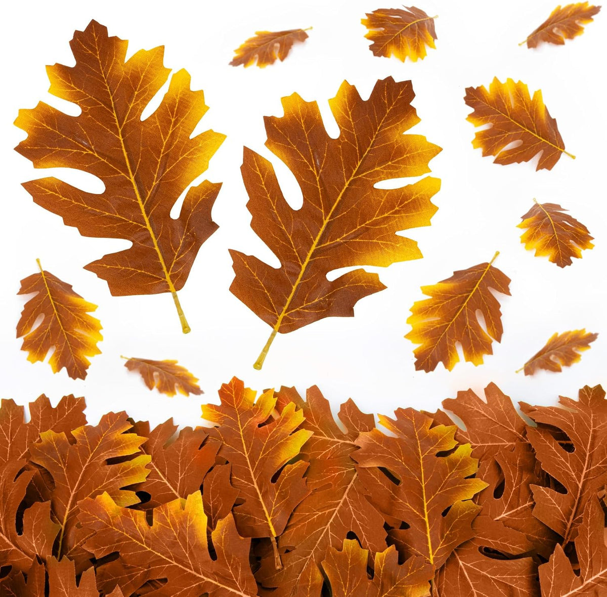 40PCS Artificial Fall Maple Leaves - Thanksgiving Decorations