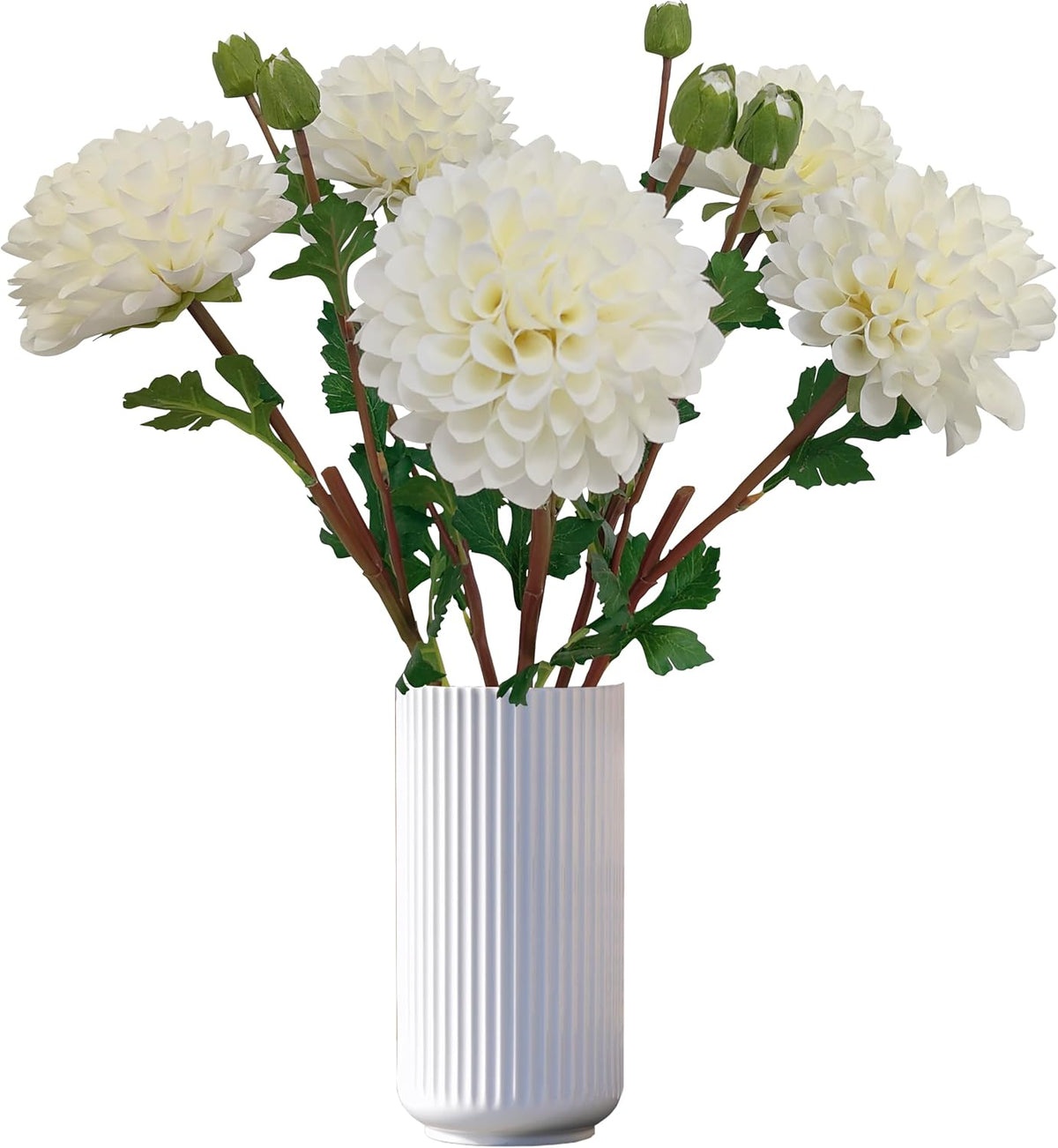 Pink Dahlia Artificial Flowers Faux Dahlias Silk Flower for Home Decor