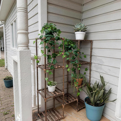 Fake English Ivy Artificial Plants - 33" Set of 2 Realistic Artificial Silk Ivy Vines with Pots, Faux Plants Indoor Home Decor, Low Maintenance Hanging Plant Decoration