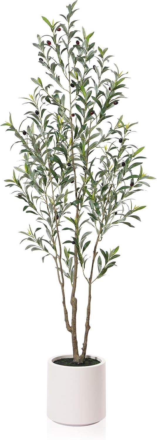 Artificial Olive Trees, 5 ft Tall Fake Olive Trees for Indoor