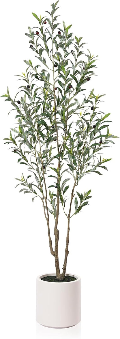 Artificial Olive Trees, 5 ft Tall Fake Olive Trees for Indoor