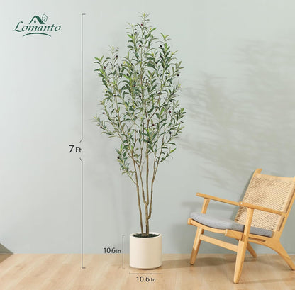 Artificial Olive Trees, 5 ft Tall Fake Olive Trees for Indoor