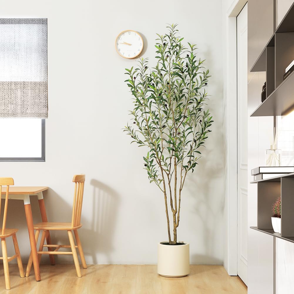 Artificial Olive Trees, 5 ft Tall Fake Olive Trees for Indoor