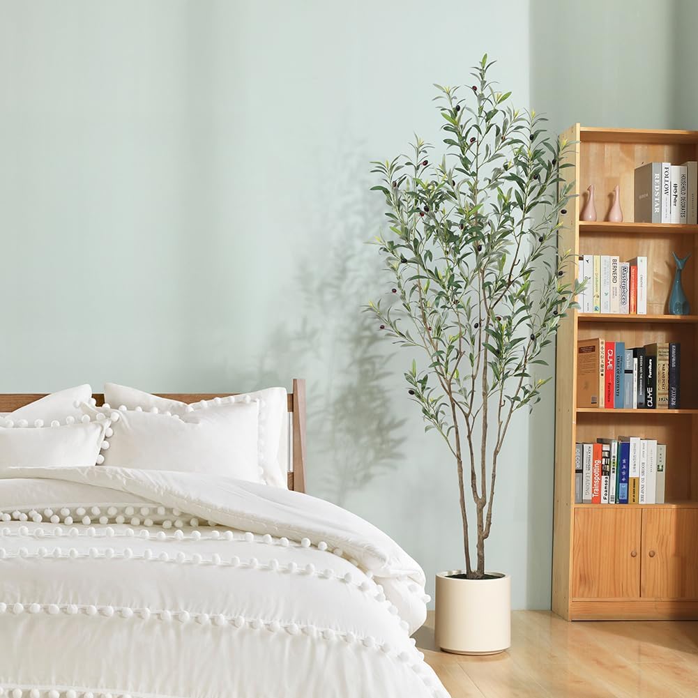 Artificial Olive Trees, 5 ft Tall Fake Olive Trees for Indoor