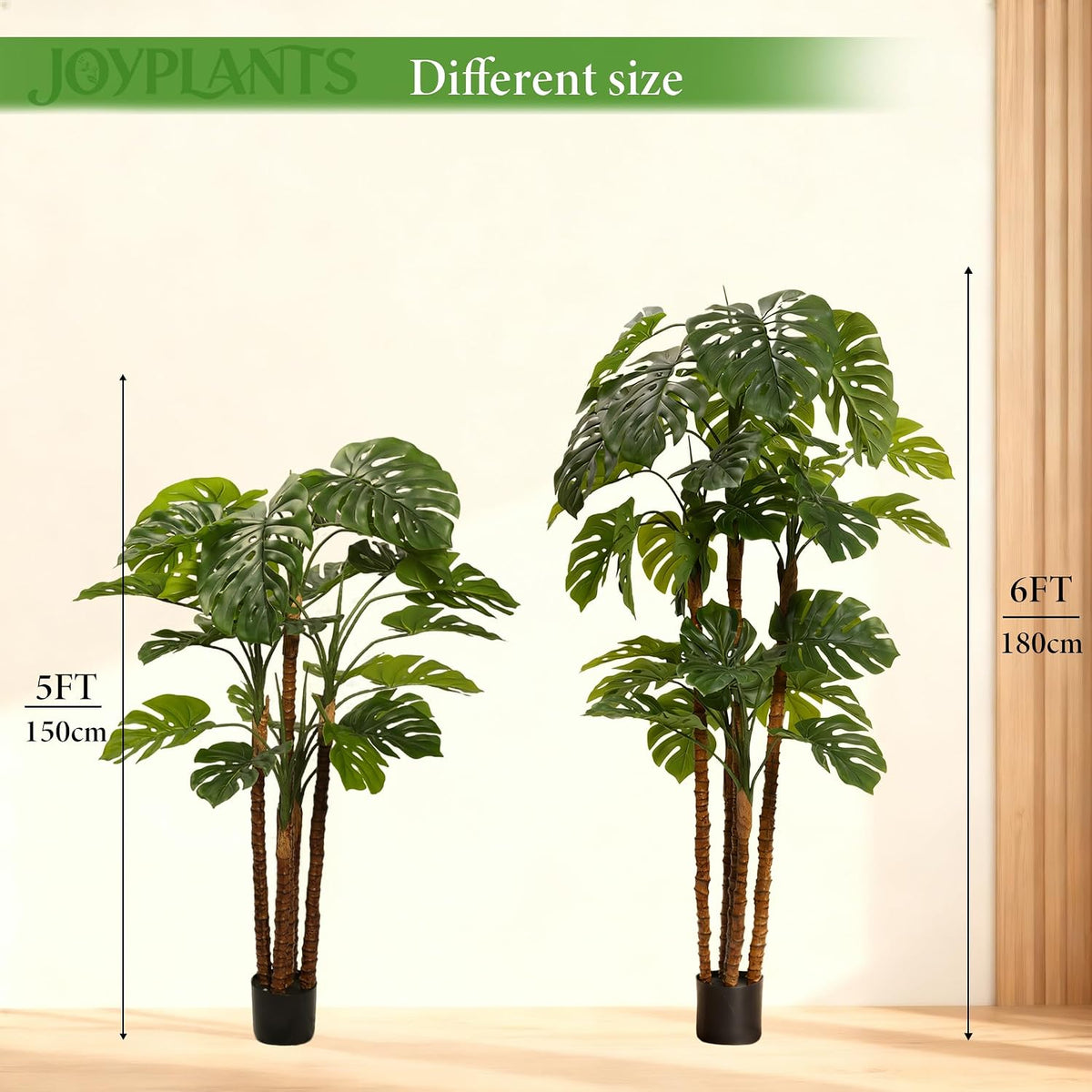 6FT Artificial Monstera Plant,Fake Plants for Indoor&Outdoor
