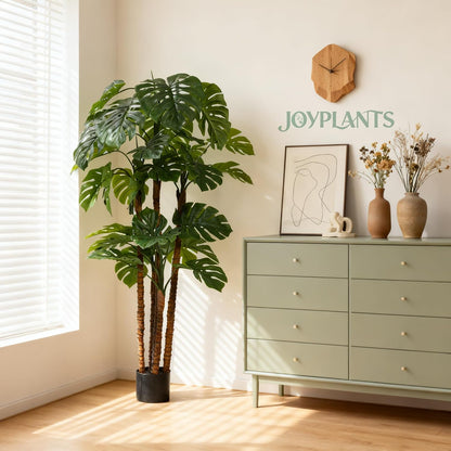 6FT Artificial Monstera Plant,Fake Plants for Indoor&Outdoor