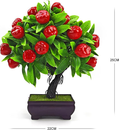 10" Artificial Plants Apple Table Centerpieces