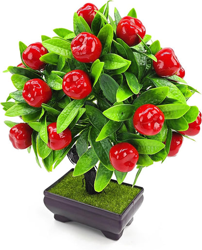 10" Artificial Plants Apple Table Centerpieces