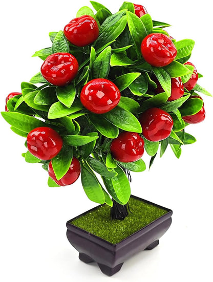 10" Artificial Plants Apple Table Centerpieces