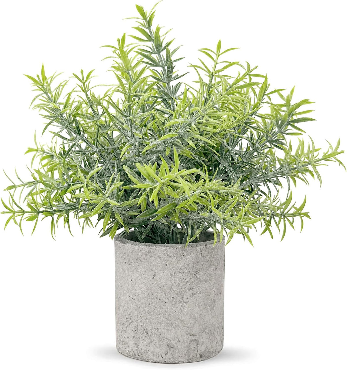 Fake Rosemary Plant Desk Decor Small Potted Plants Faux Rosemary Plants in Pot for Home Farmhouse Greenery Bathroom Shelf Office Table Decor