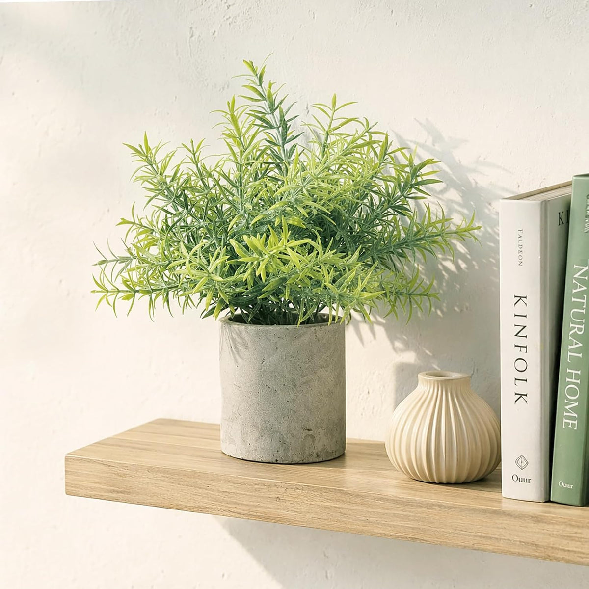 Fake Rosemary Plant Desk Decor Small Potted Plants Faux Rosemary Plants in Pot for Home Farmhouse Greenery Bathroom Shelf Office Table Decor