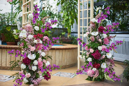 12PCS Bougainvillea Artificial Flowers 31.50" Long Stem Fake Silk Bougainvillea Branches Hot Pink Faux Hanging Flowers Vines for Wedding Centerpieces Home Garden DIY Decorations (Deep Pink)